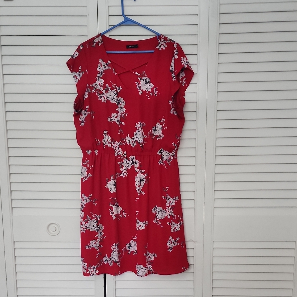 Reitmans Vibrant Red Dress
